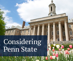 Considering Penn State button