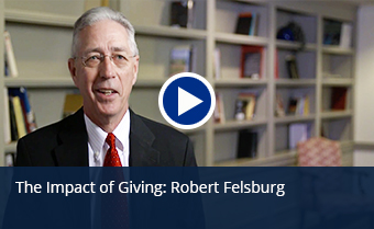 Robert Felsburg Impact of Giving button