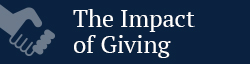 impact of giving button