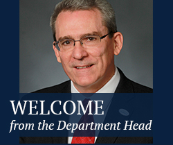 Department head welcome button