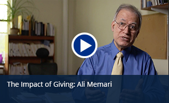 Ali Memari Impact of Giving button