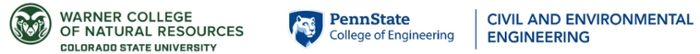 Warner college and Penn State CEE logo