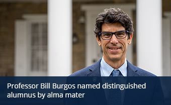 Professor Bill Burgos named distinguished alumnus by alma mater